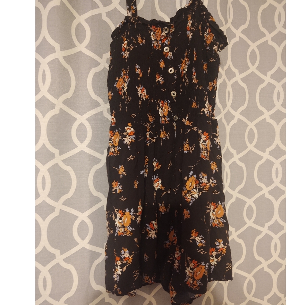 Floral short romper - Picture 1 of 3